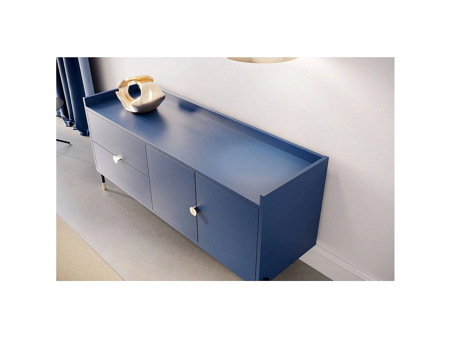 Meuble télévision Iga 142 x 42 x 66 cm Bois