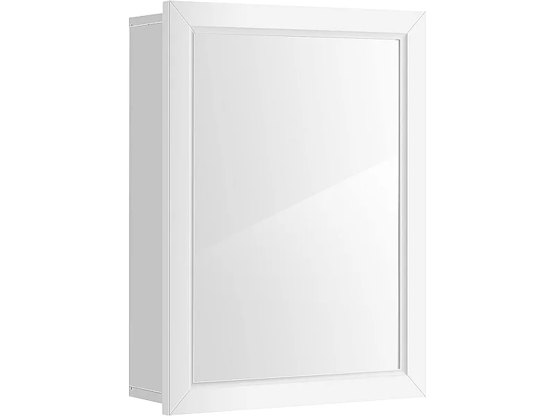 Armoire murale salle de bain avec miroir armoire à pharmacie51 x 16 x 66,5 cm