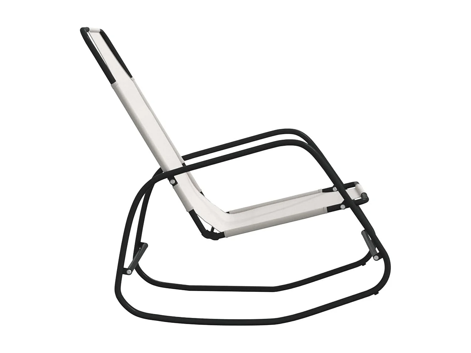 Transat chaise longue bain crème 89 x 58 x 93.5 cm 02_0012969