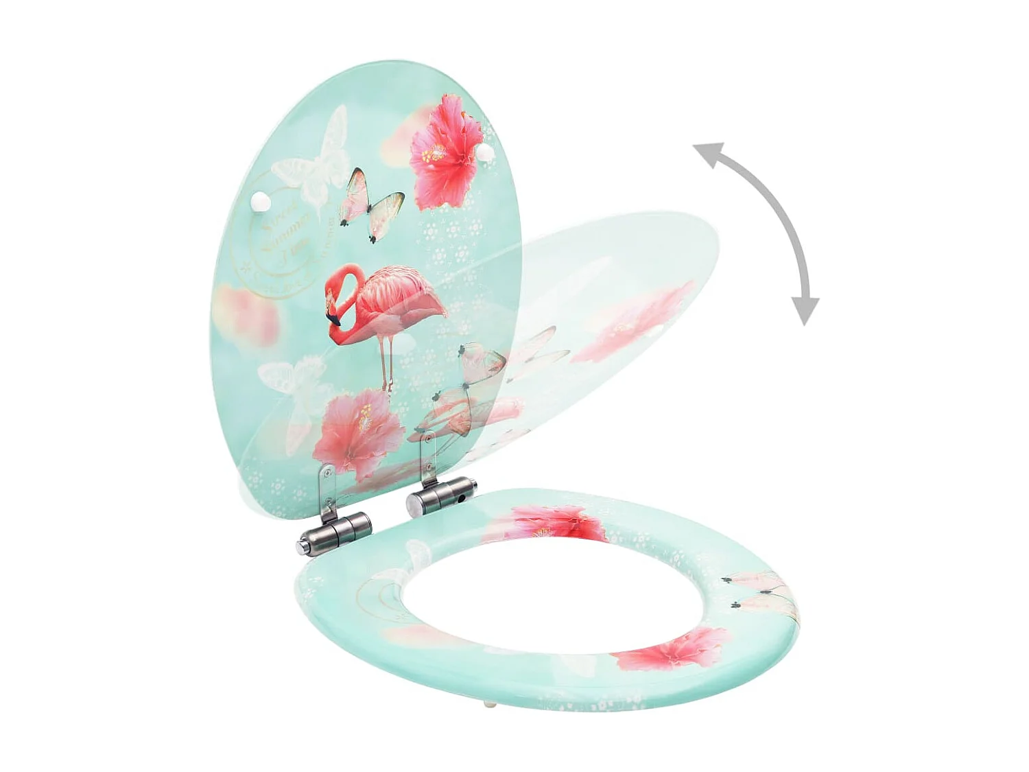 Sedile copriwater con chiusura rallentata MDF Flamingo 02_0002933