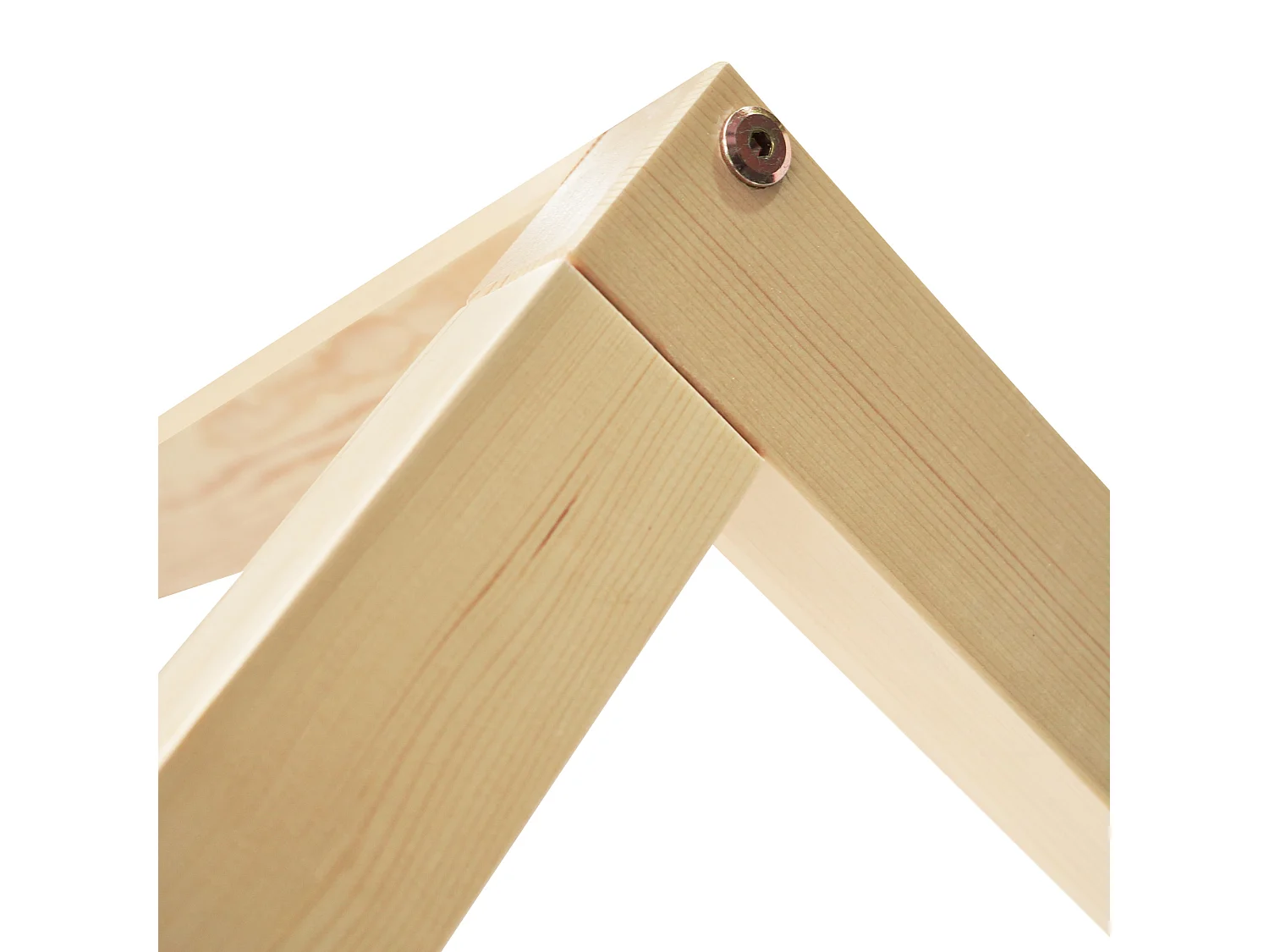 Etagenbett 90x200cm aus Kiefernholz – mit 2 Schubladen und Leiter – Weiß