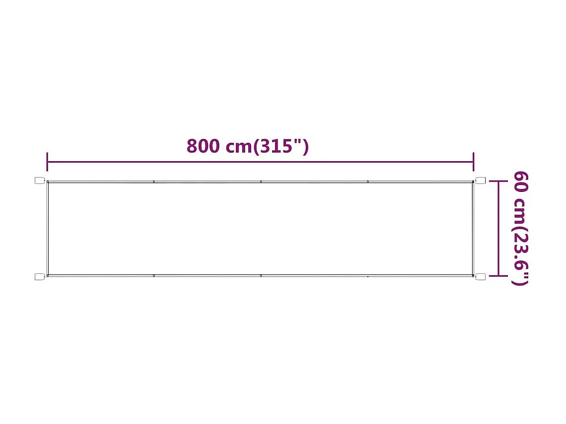 Tenda verticale 60 x 800 cm tessuto oxford antracite 02_0007516