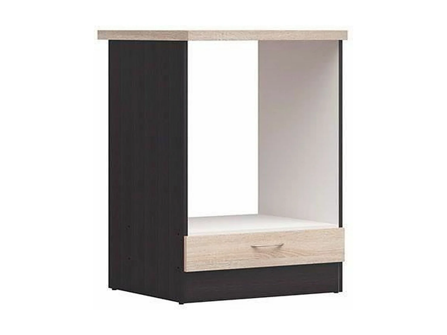 Meuble bas four 60 cm - Plan de travail - chêne sonoma