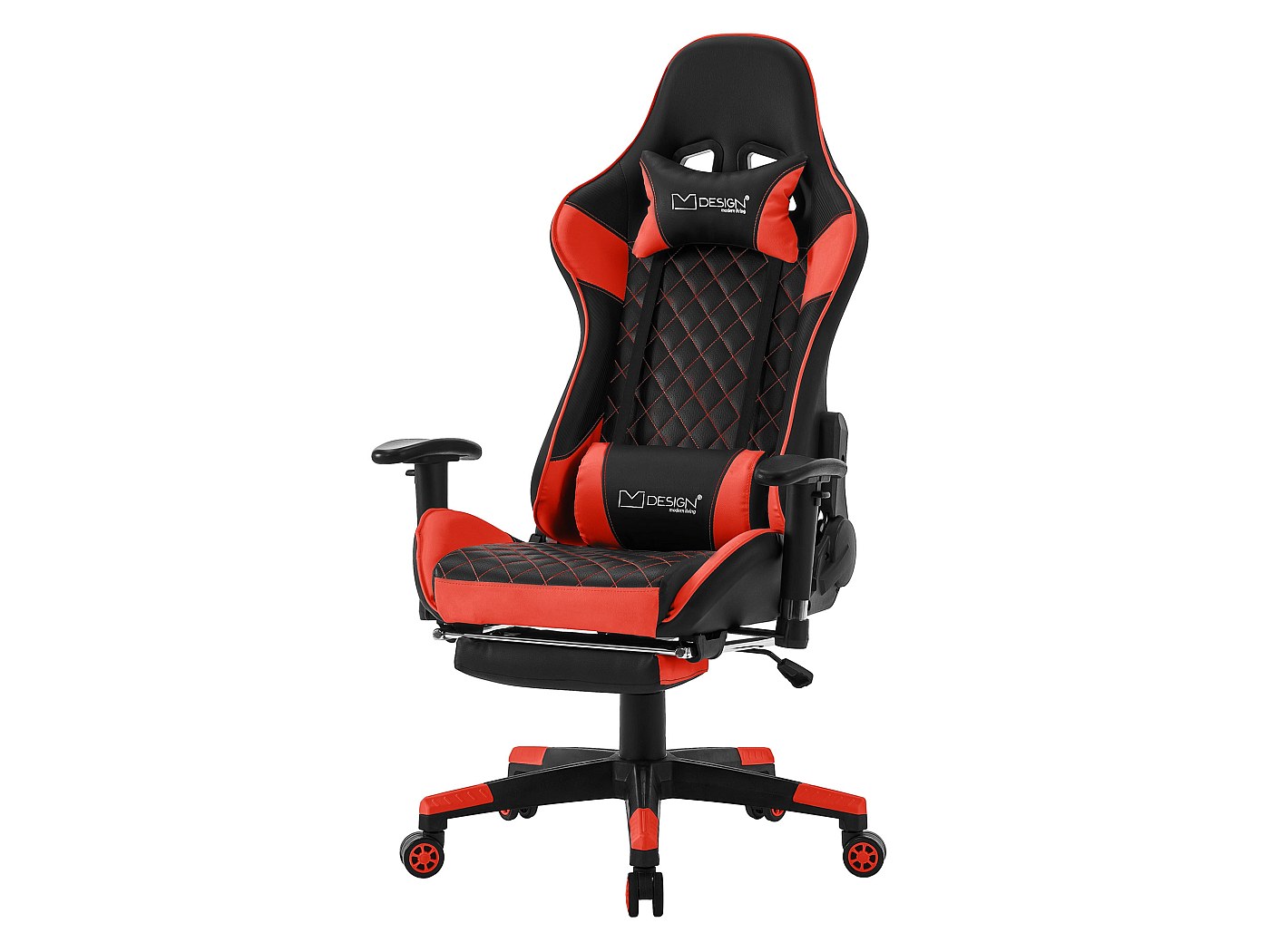 CLP Sedia Da Gioco/Ufficio Foxton In Ecopelle - Regolabile In Altezza, Girevole, Braccioli Imbottiti, Colore Nero/Grigio, Portata 120kg