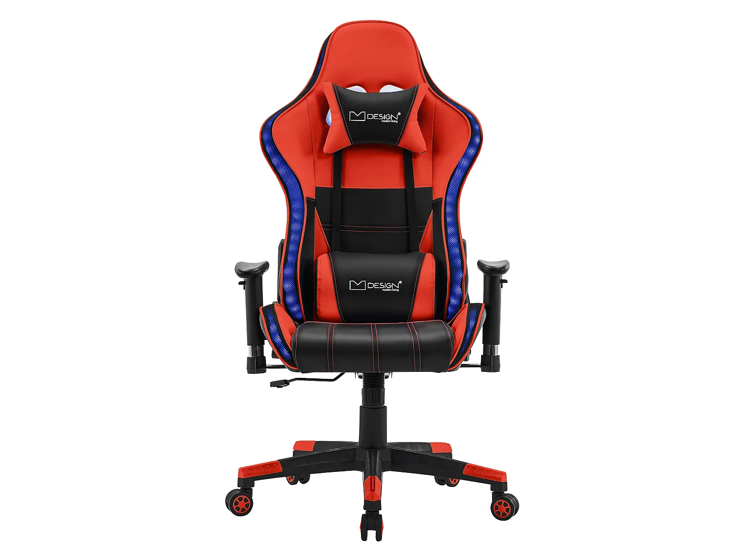 LED Gaming Silla Silla de escritorio Silla de oficina Silla giratoria Ajustable