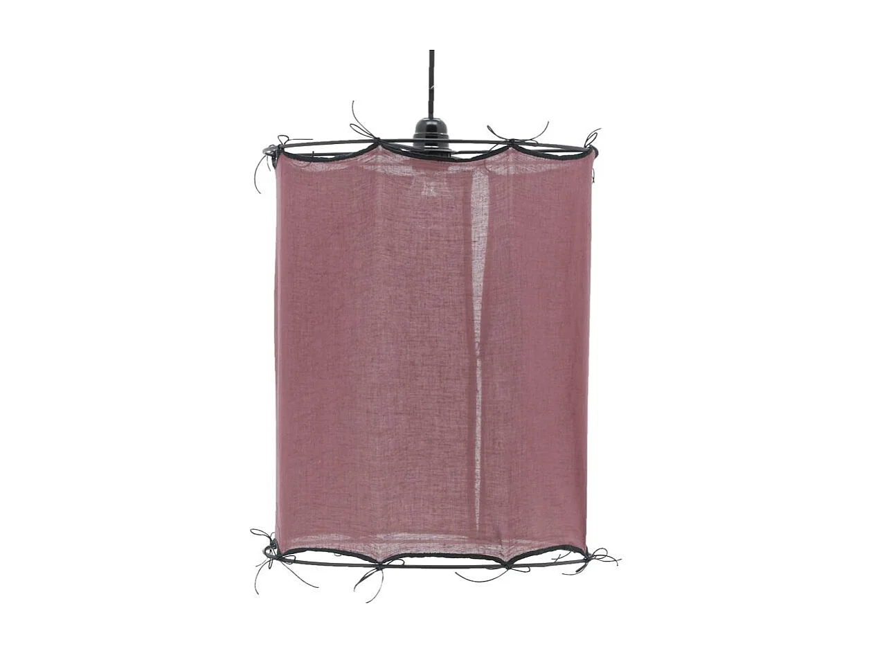 Abat-jour pour suspension en coton Riad Moyen Lit de vin