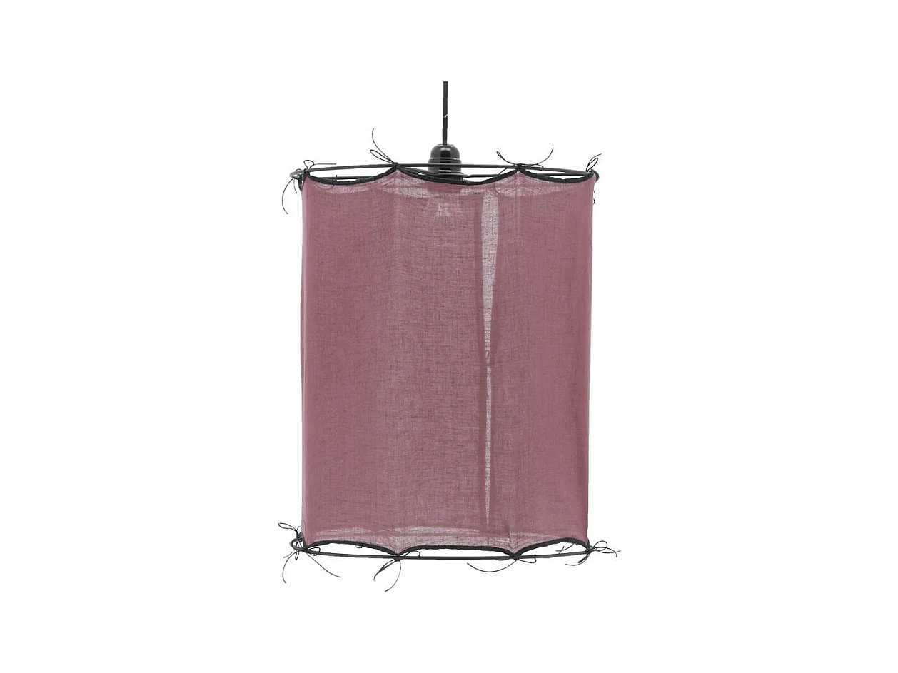 Abat-jour pour suspension en coton Riad Moyen Lit de vin