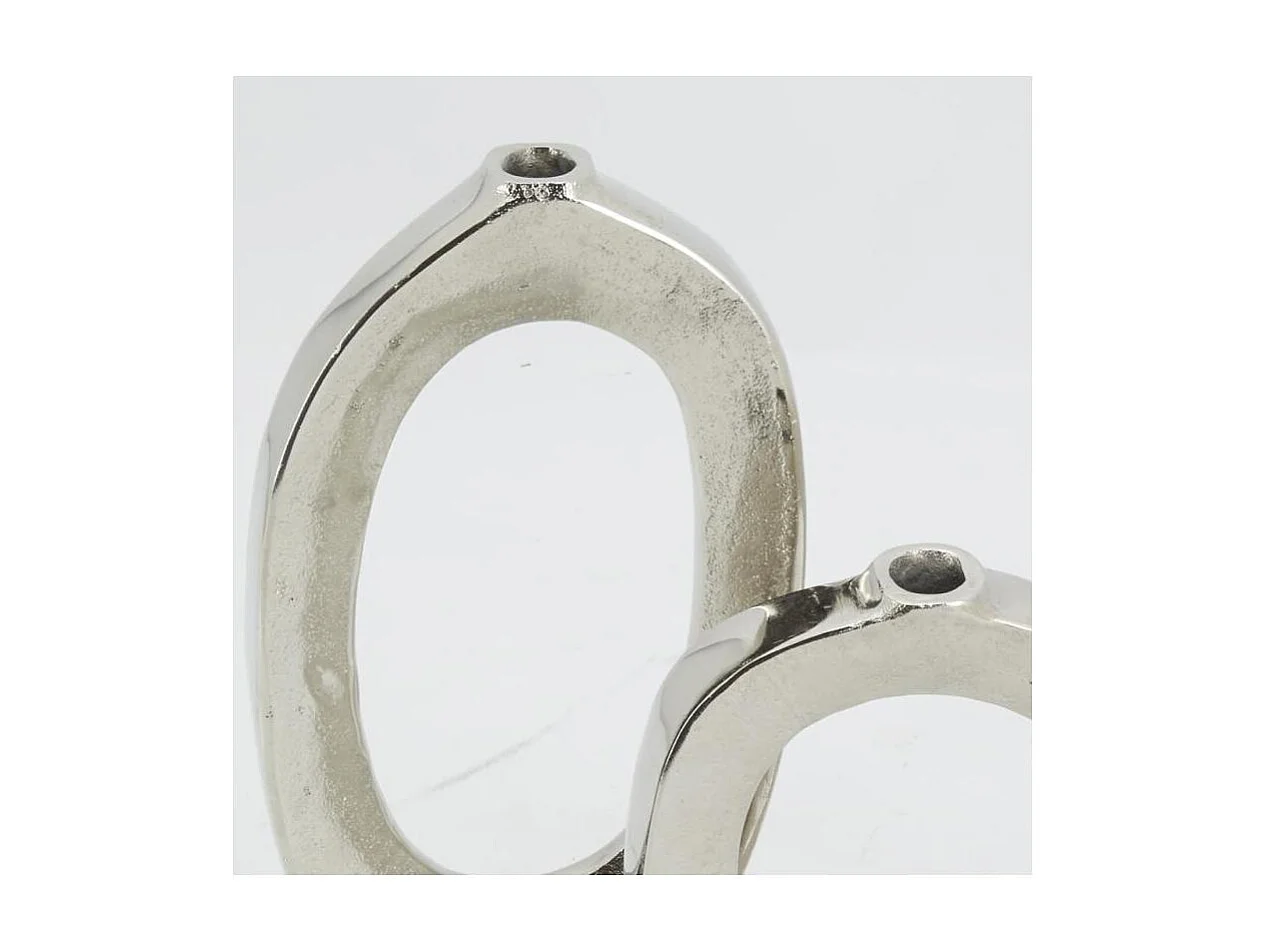 Vases cercle en aluminium (Lot de 2)