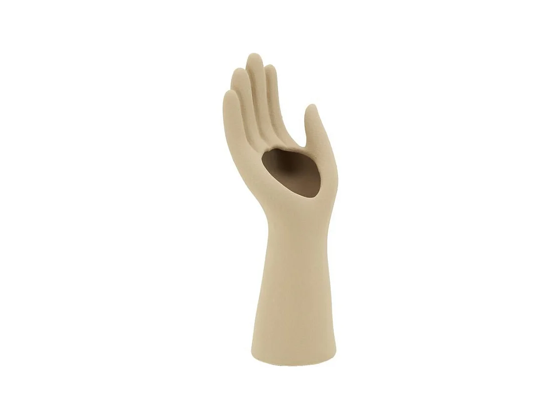 Vase en céramique terracotta Main