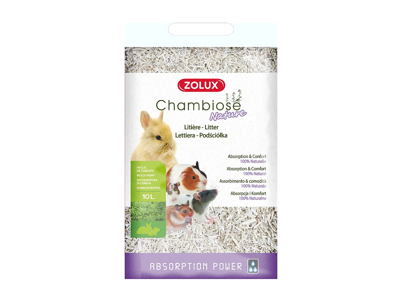 Litière végétale naturelle Chambiose (Lot de 4)