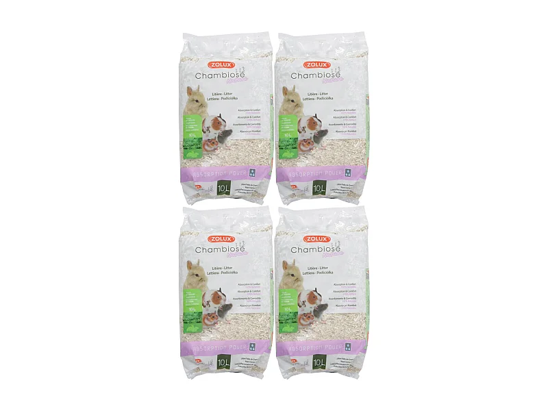 Litière végétale naturelle Chambiose (Lot de 4)