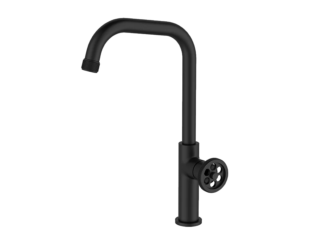 Indus mitigeur évier noir mat - Essebagno