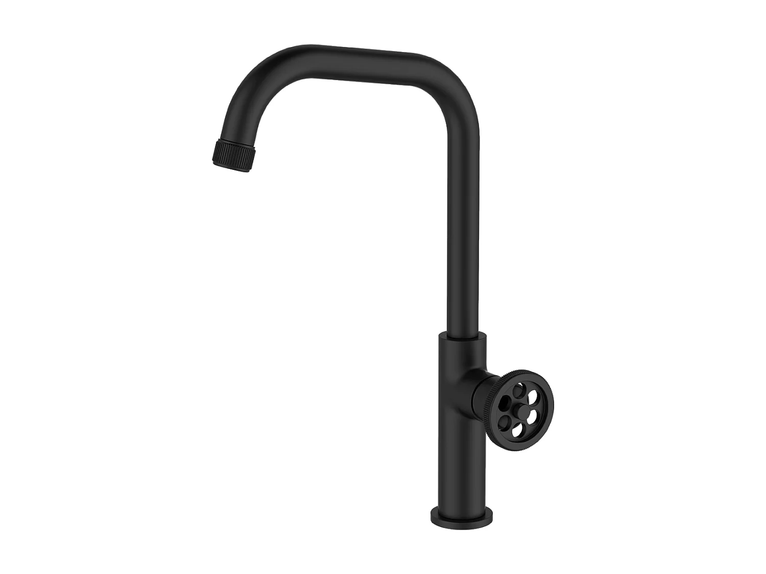 Indus mitigeur évier noir mat - Essebagno