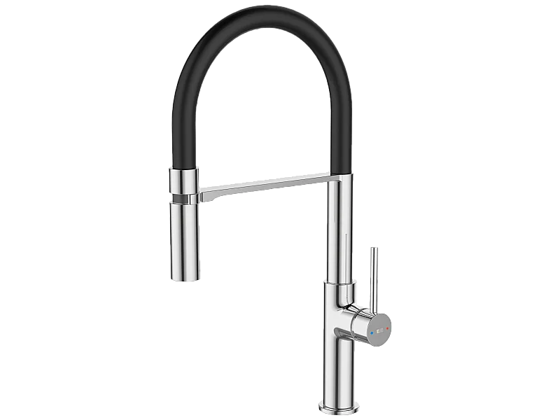 Magneto Miscelatore monocomando per lavabo con doccetta cromo Essebagno