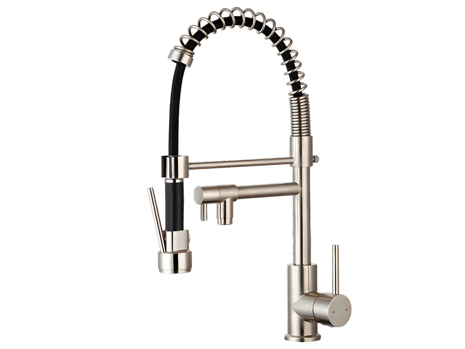 Big Pro mitigeur évier à douchette mobile façon inox - Essebagno