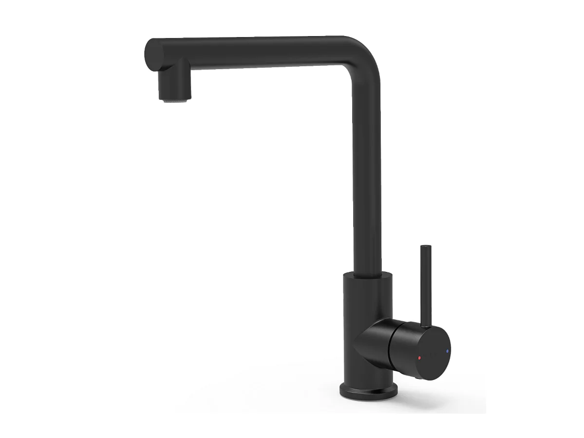 Pure II misturador para lava-loiça preto Essebagno