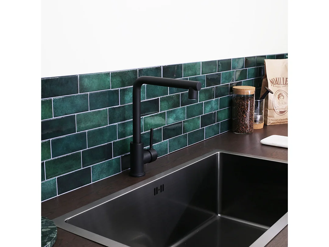 Pure II mitigeur évier noir - Essebagno