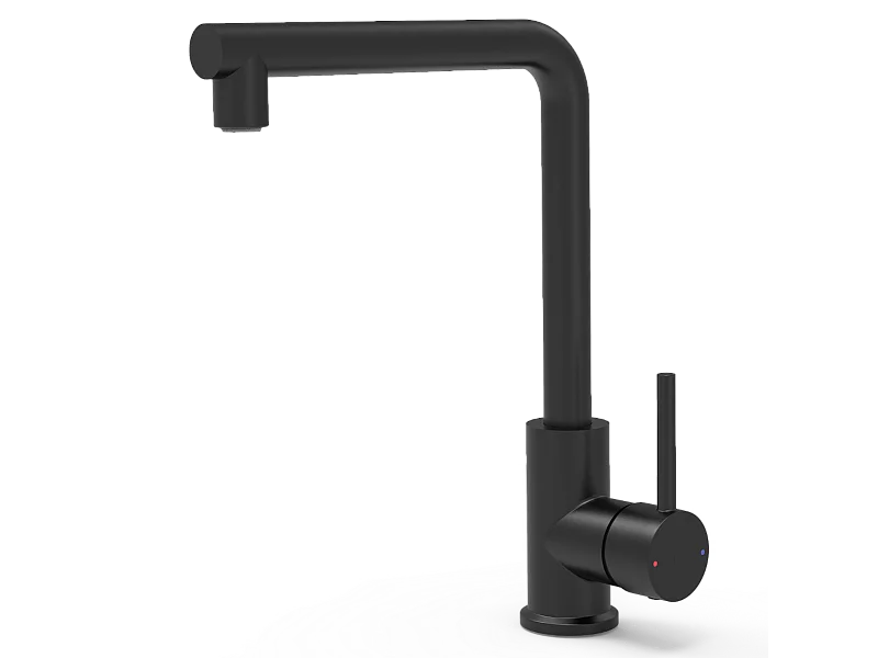 Pure II miscelatore lavello nero Essebagno