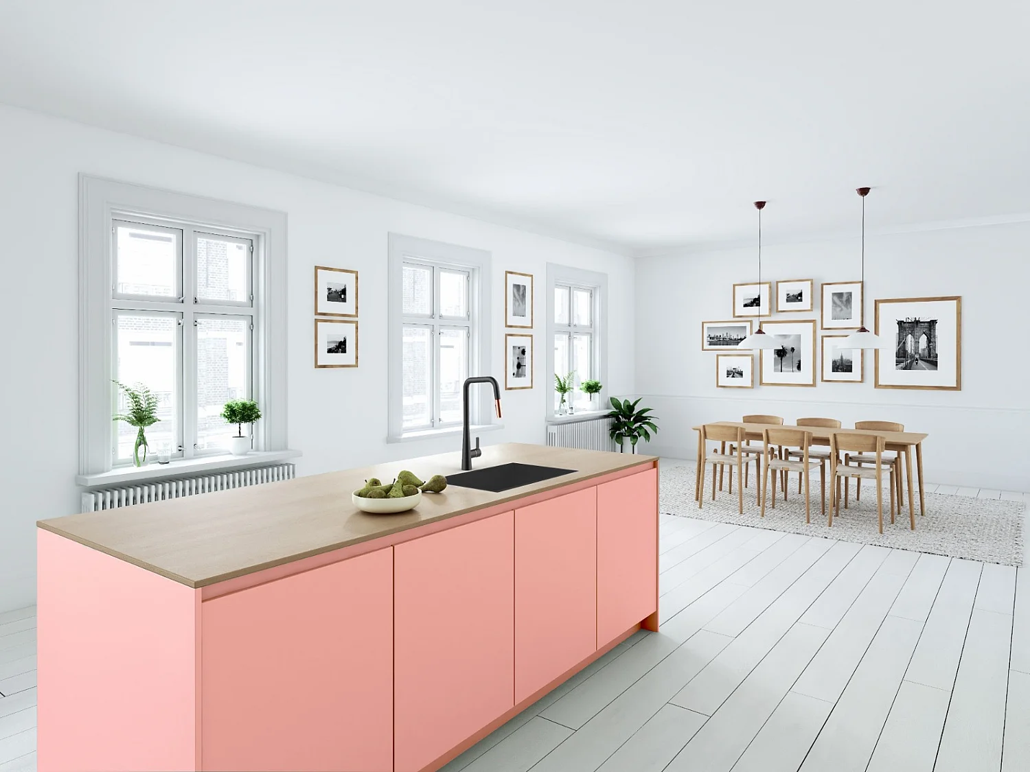 Style torneira de bancada preto e ouro rosa Essebagno