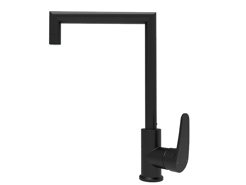 Fangolo grifo de cocina negro mate Essebagno