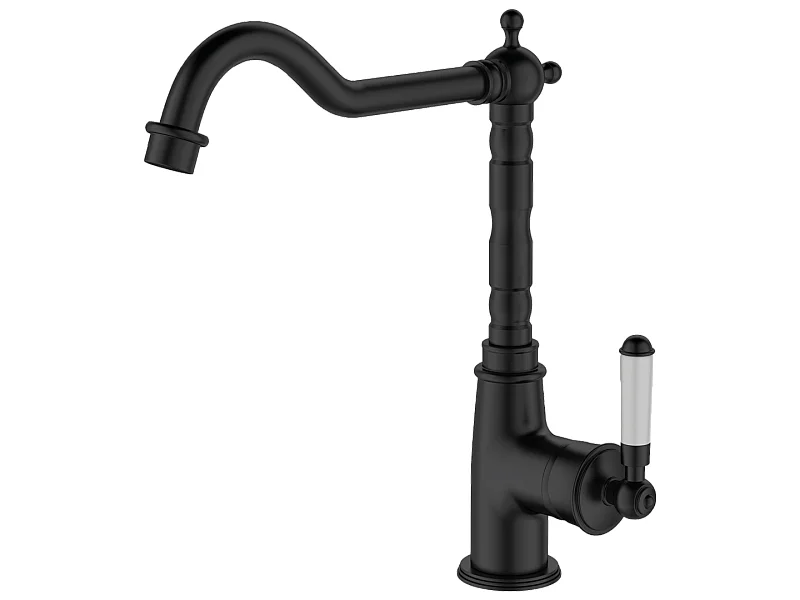 Rubinetto per lavello Leeds retro nero Essebagno