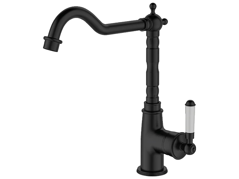 Rubinetto per lavello Leeds retro nero Essebagno