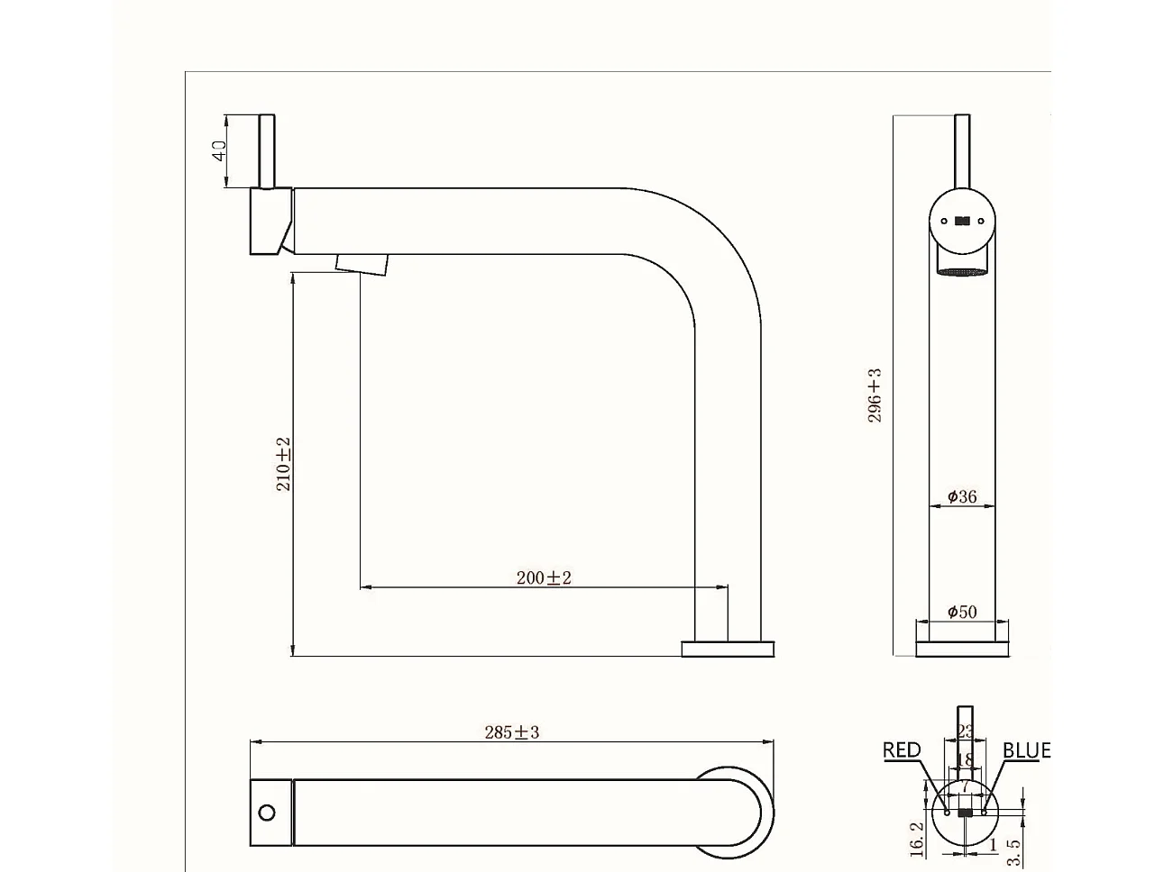 Magic Spültischmischer schwarz Essebagno