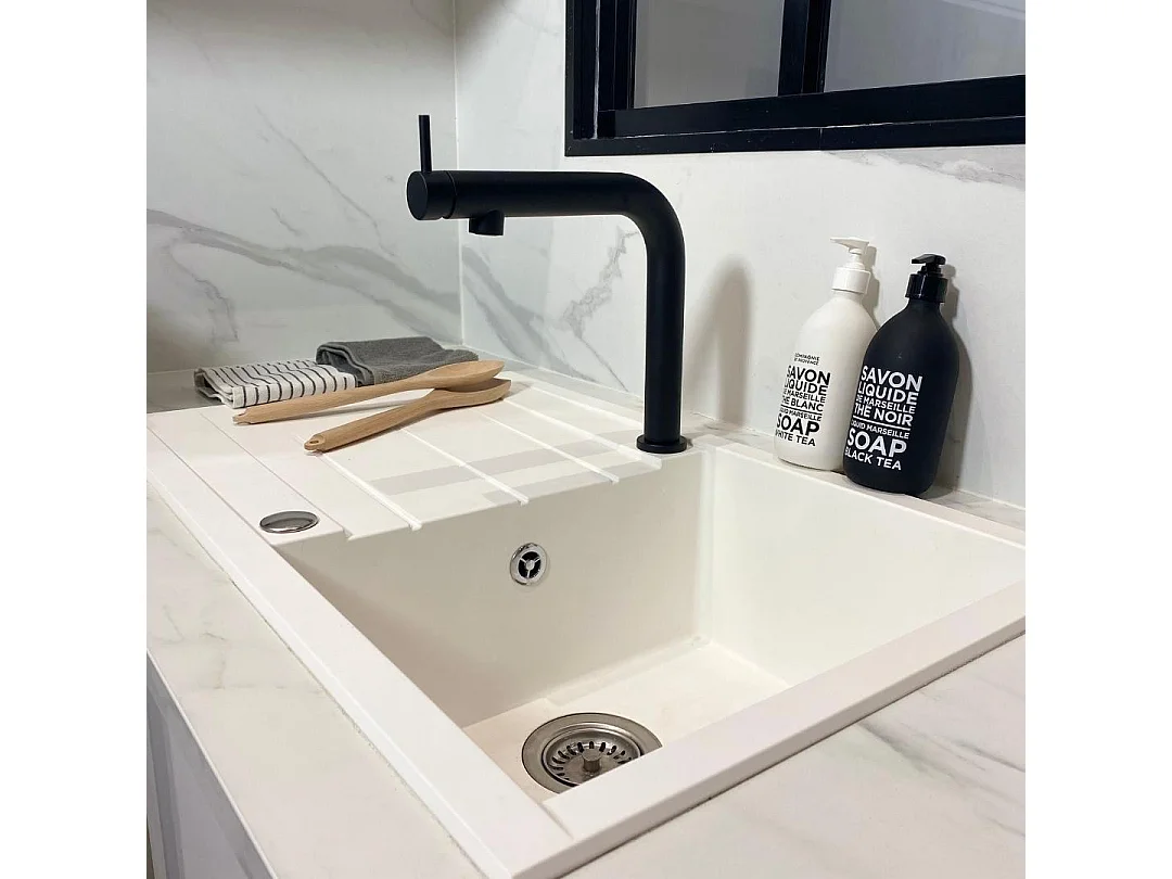 Magic Spültischmischer schwarz Essebagno