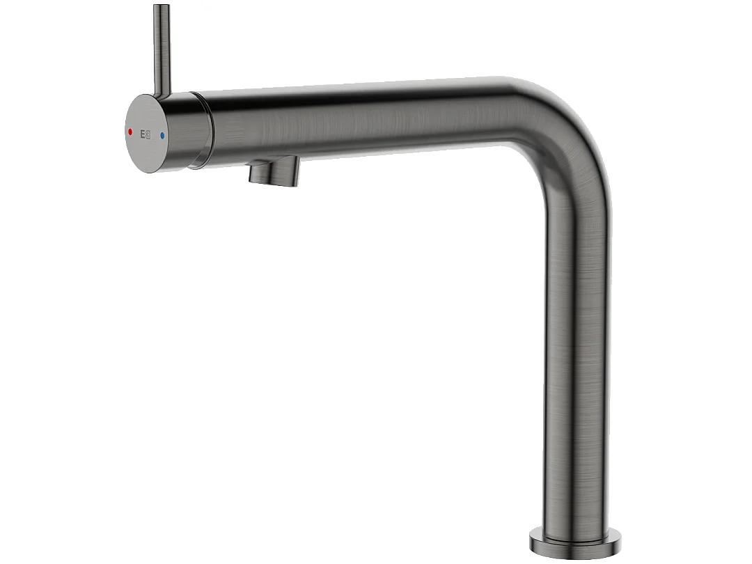 Magic Spültischmischer gun metal Essebagno