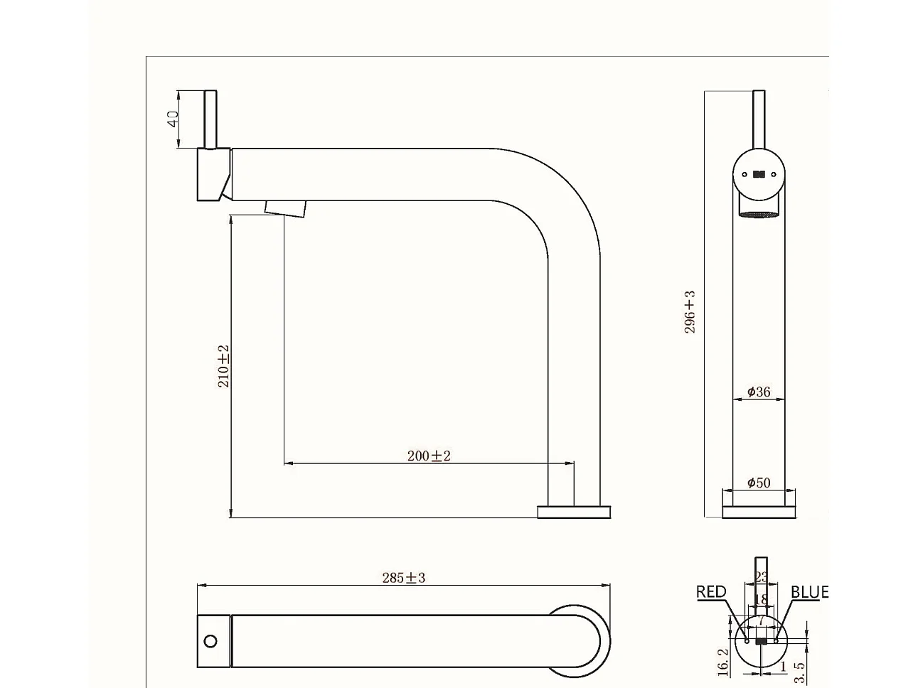 Magic Spültischmischer gun metal Essebagno