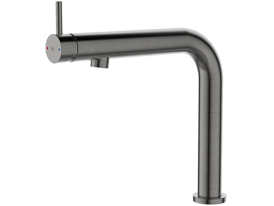 Magic Spültischmischer gun metal Essebagno