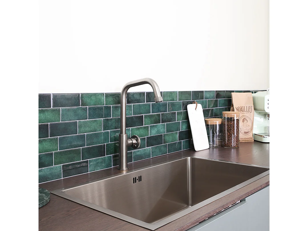 Indus mitigeur évier façon inox - Essebagno