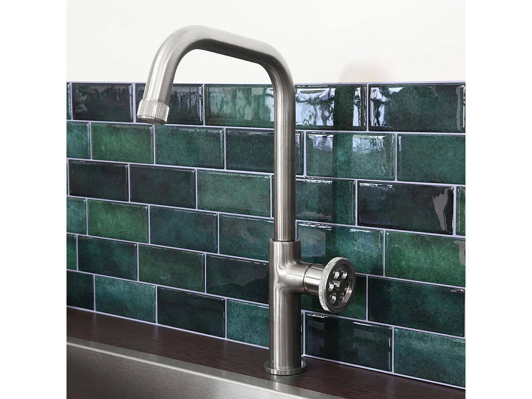 Indus mitigeur évier façon inox - Essebagno