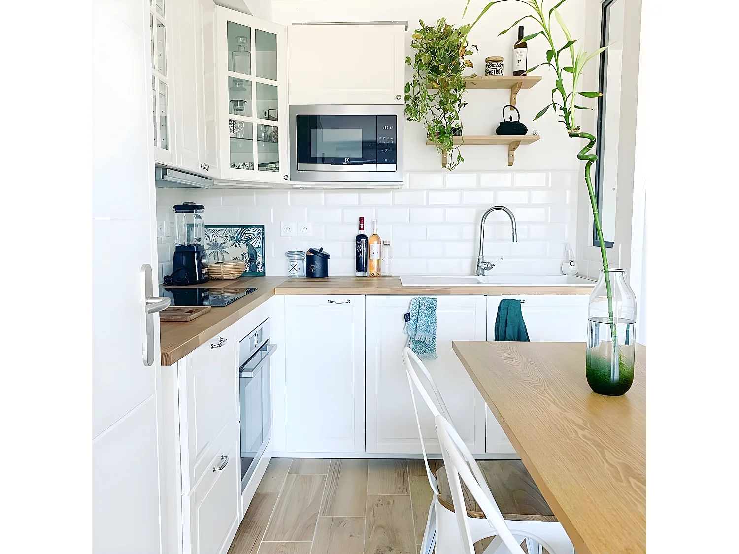 Grifo de cocina Ascott con ducha de mano en cromado Essebagno