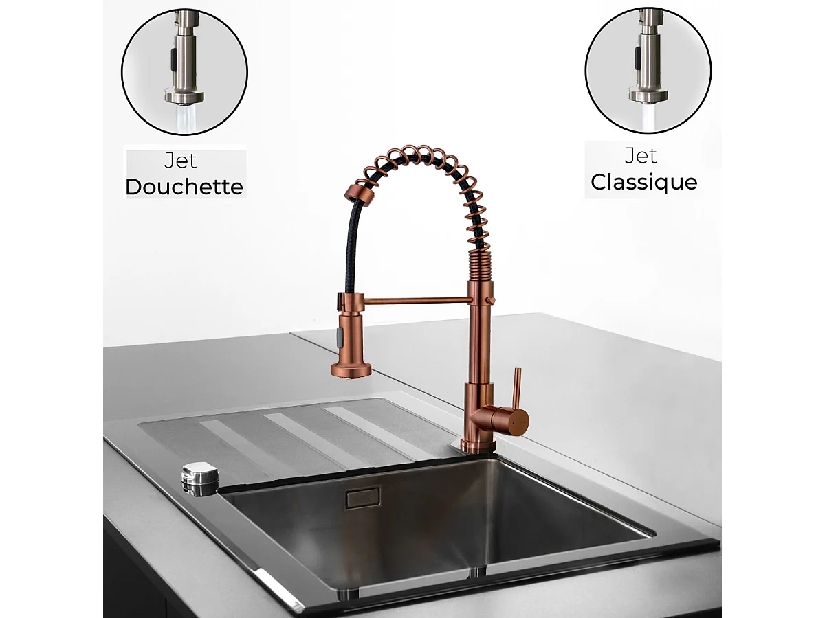 Plimo Torneira de bancada cobre Essebagno