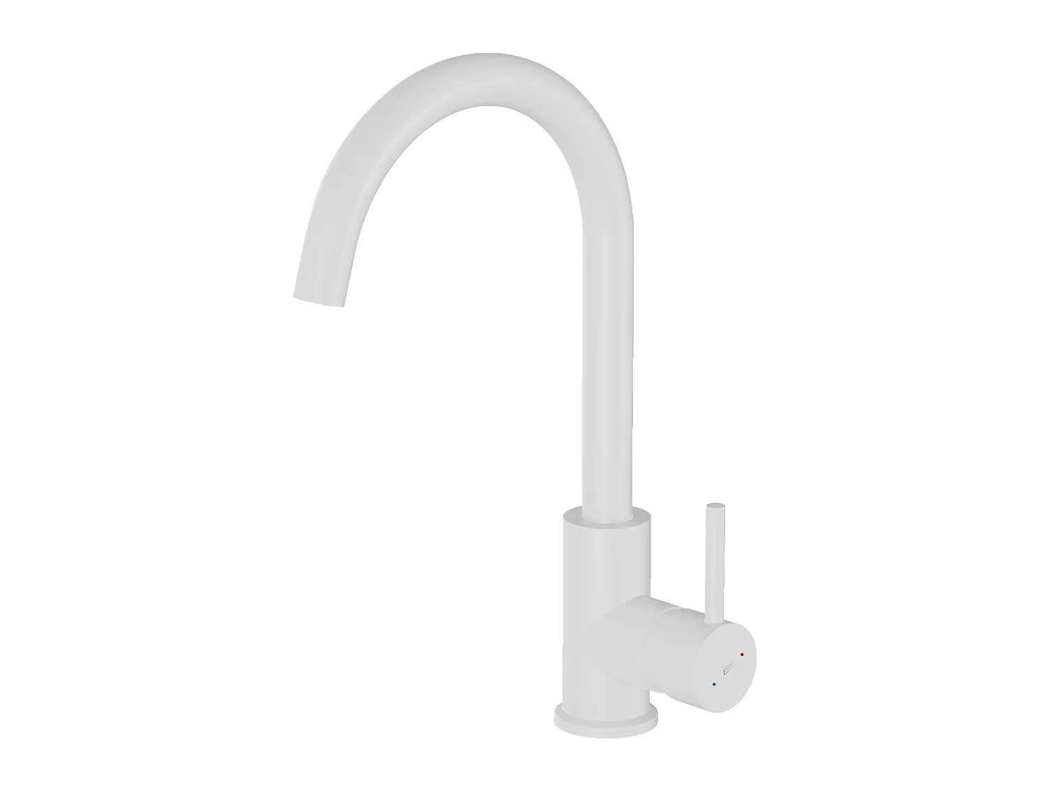 Grifo de cocina Kiwo blanco  Essebagno