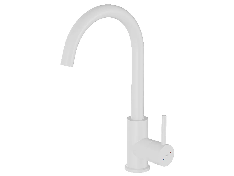 Kiwo mitigeur évier blanc - Essebagno