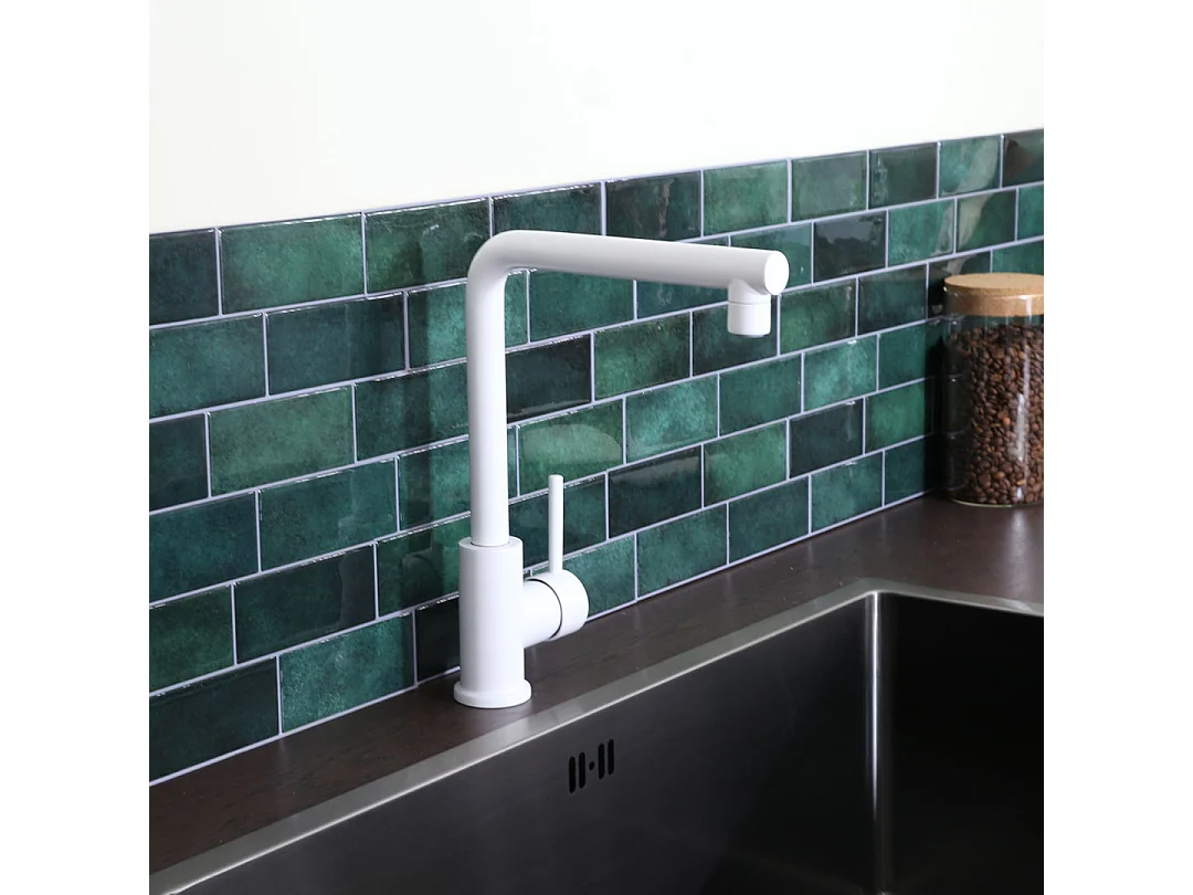 Pure II mitigeur évier blanc - Essebagno