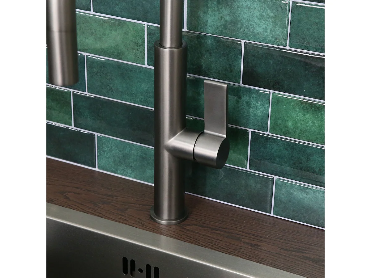 Reflet Spültischmischer gun metal Essebagno