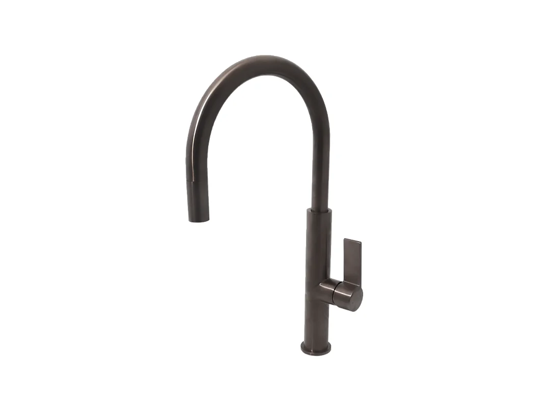 Rubinetto da cucina Reflet in gun metal Essebagno