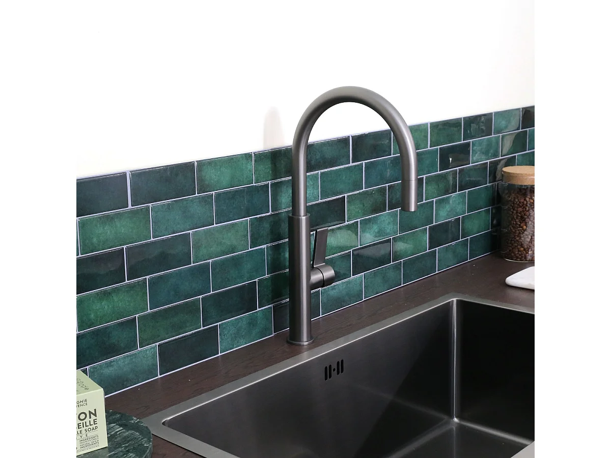 Reflet Spültischmischer gun metal Essebagno