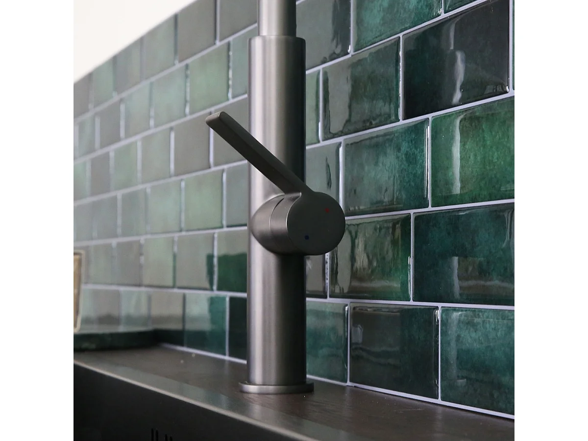 Reflet Spültischmischer gun metal Essebagno