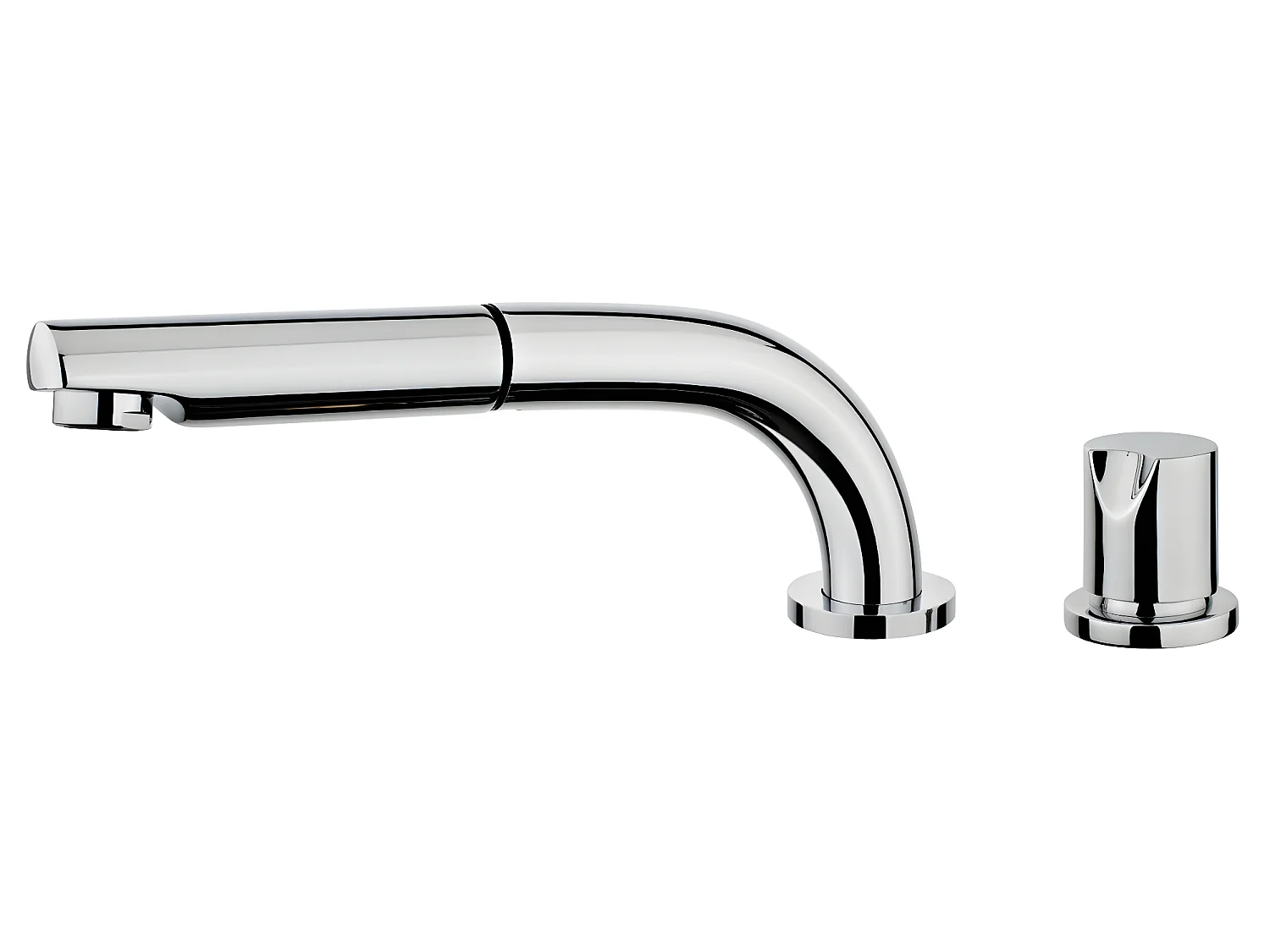 Magic mitigeur évier chromé escamotable extractible 2 trous 'spécial fenêtre' - Essebagno