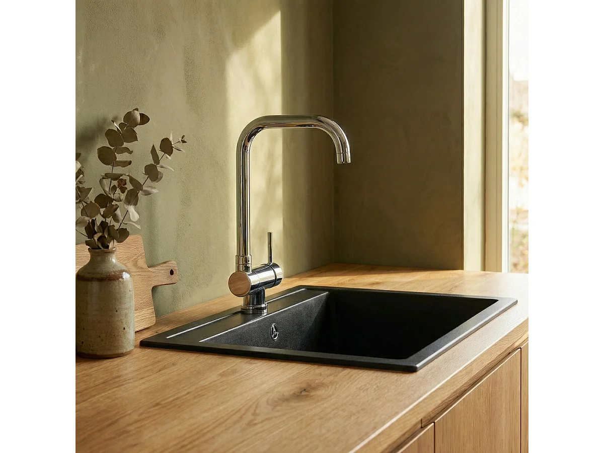 New Oslo verchroomde opklapbare mengkraan voor gootsteen 'speciaal voor ramen' - Essebagno