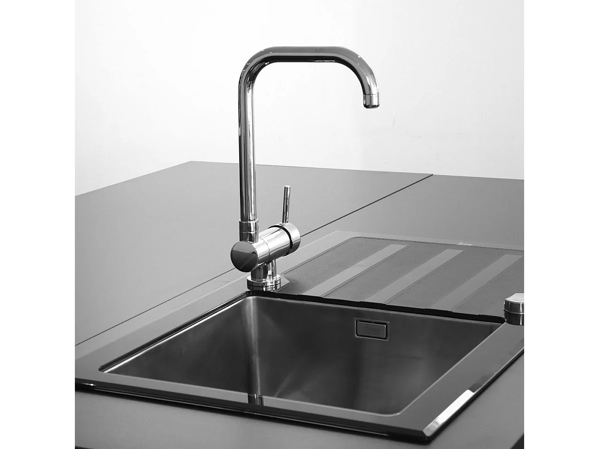 New Oslo verchroomde opklapbare mengkraan voor gootsteen 'speciaal voor ramen' - Essebagno