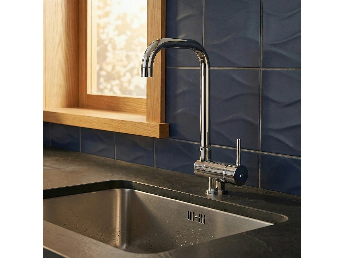 New Oslo verchroomde opklapbare mengkraan voor gootsteen 'speciaal voor ramen' - Essebagno