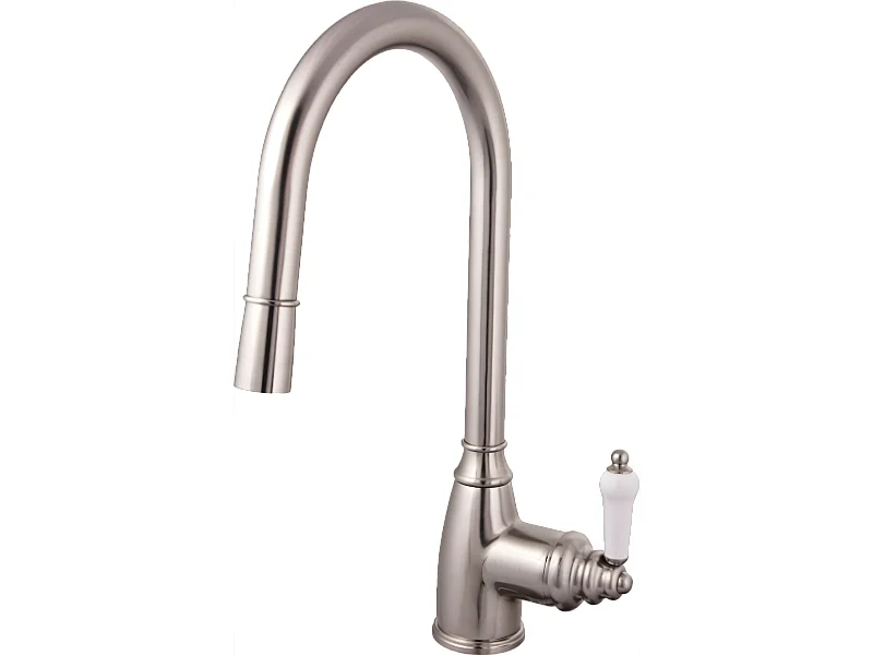 Ascott mitigeur évier à douchette extractible façon inox - Essebagno