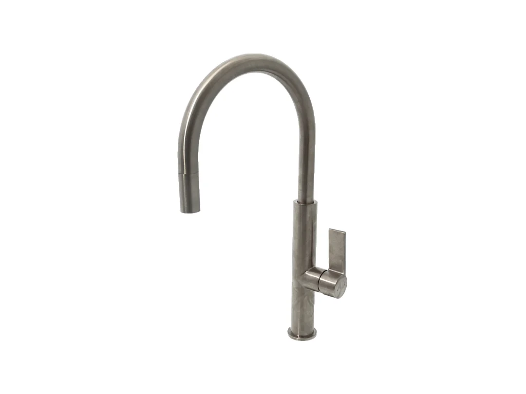 Reflet mitigeur évier façon inox - Essebagno