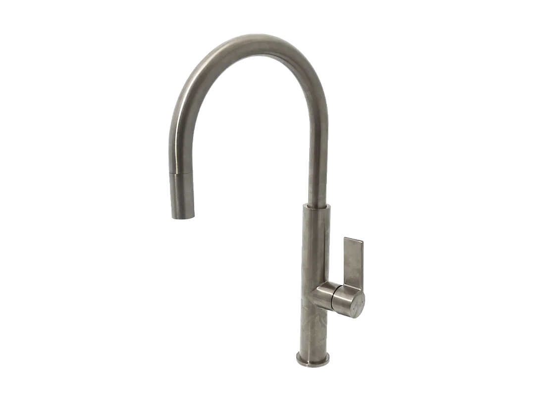 Reflet mitigeur évier façon inox - Essebagno