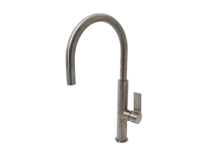 Reflet mitigeur évier façon inox - Essebagno